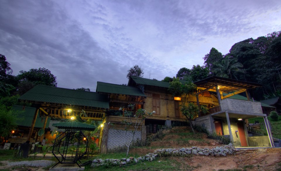 Bamboo Village All rooms and buildings are made of natural materials.